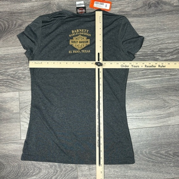 Harley Davidson moisture Wicking V Neck women’s small 179 - Picture 5 of 6